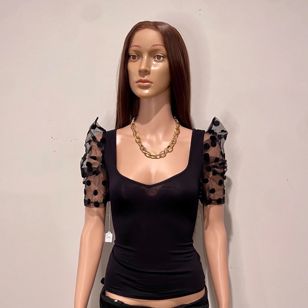 Short Sleeve Puff Top